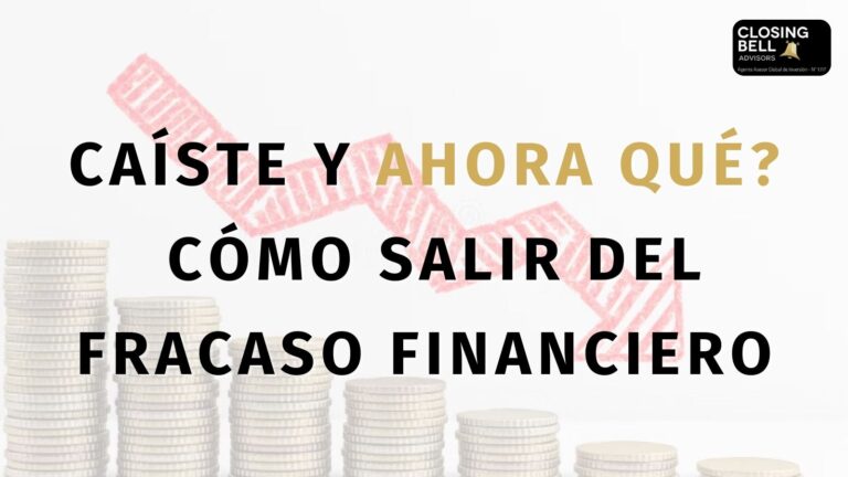 Caíste y ahora qué? Cómo salir del fracaso financiero