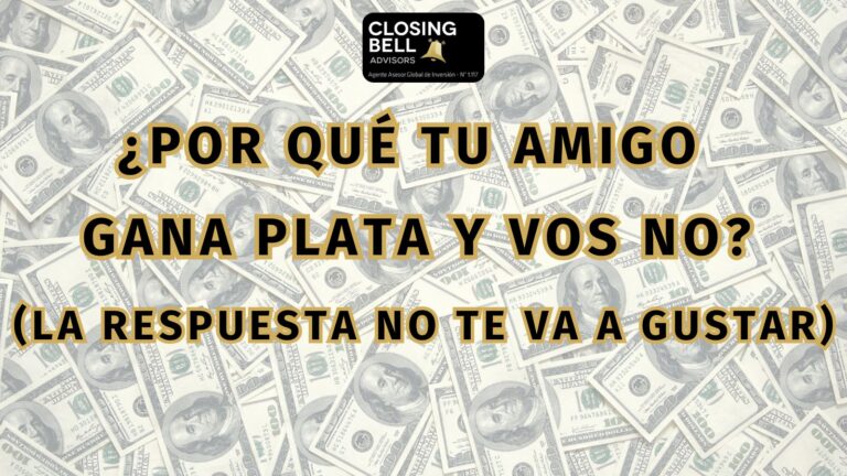 ¿Por qué tu amigo gana plata y vos no? (La respuesta no te va a gustar)