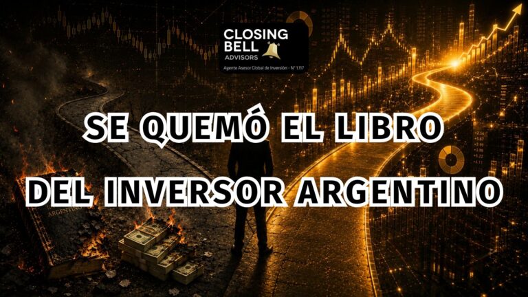 Se quemó el libro del inversor argentino