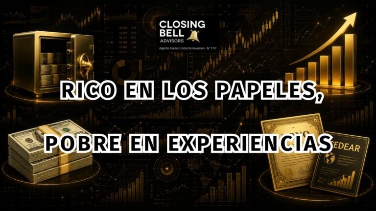 Rico en los papeles, pobre en experiencias